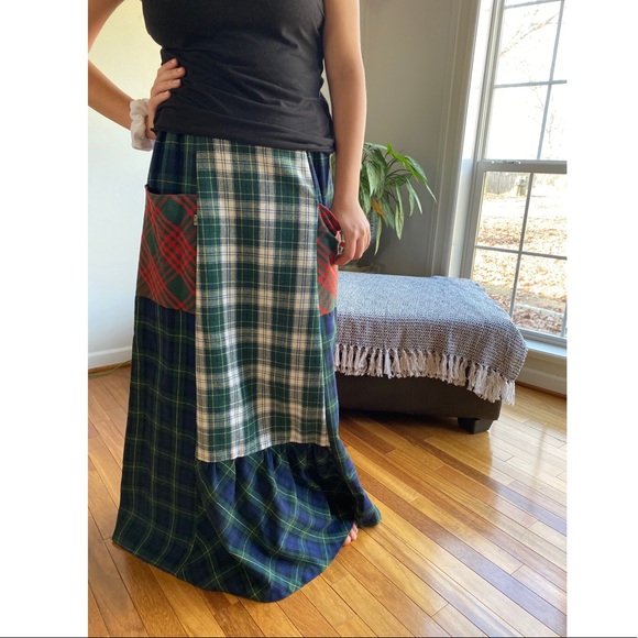 Levi's Dresses & Skirts - Vintage Levi’s patchwork plaid high waist skirt
